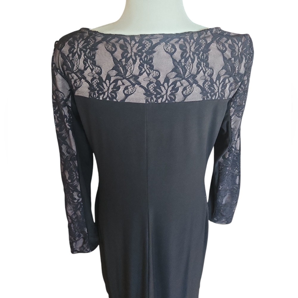 Ralph Laren Chaps Black Evening Dress - Picture 6 of 8